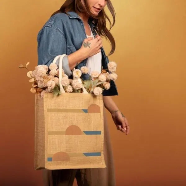 LARGE TOTE - JUTE
