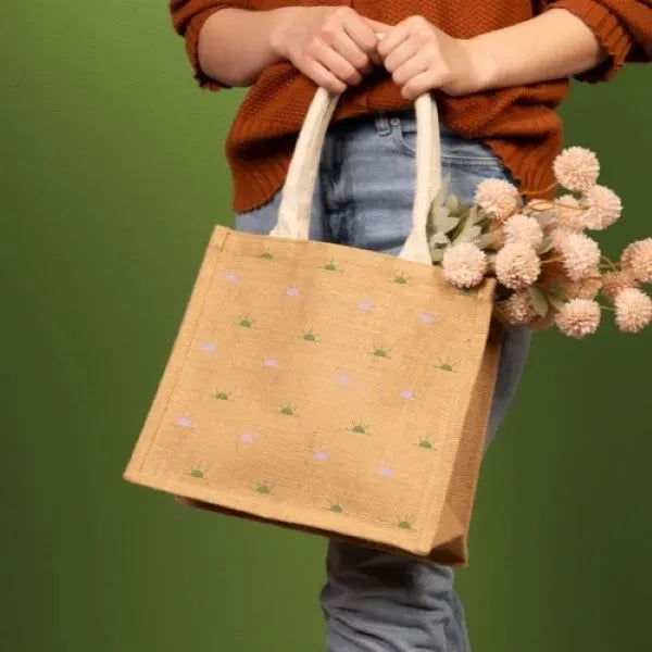 SMALL TOTE - JUTE