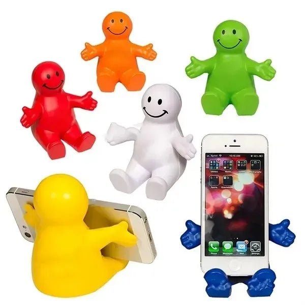PU Squeezable Smile Phone Holder