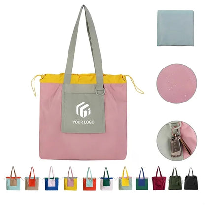 Large Waterproof Durable Lightweight Nylon Tote Hobo Bag