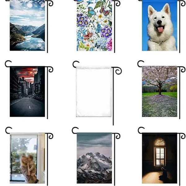 Courtyard Decoration Durable Custom Lawn Banner Garden Flag