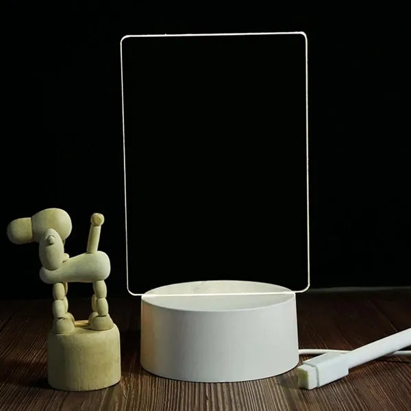 Bedroom Home Office Gifts Light Up Clear Dry Erase Board
