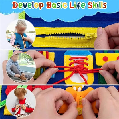 Intelligence Development Early Education Sensory Busy Board