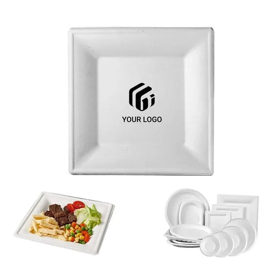 Party Supplies Disposable Eco-friendly Biodegradable Plates