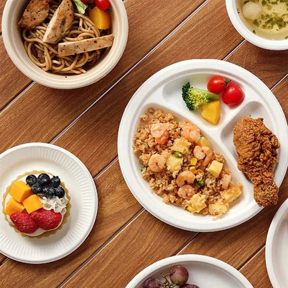 Party Supplies Disposable Eco-friendly Biodegradable Plates