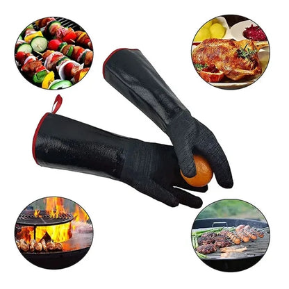 Heat Resistant BBQ Grill Gloves