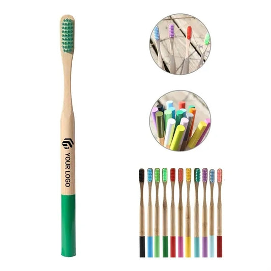 Soft Eco-Friendly Travel Natural Bamboo Wooden Toothbrush