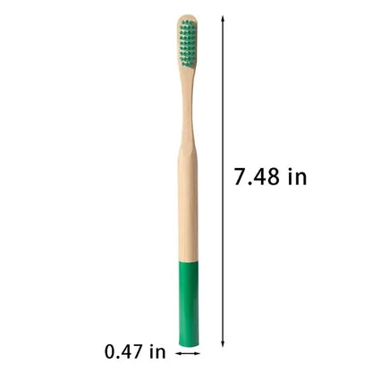 Soft Eco-Friendly Travel Natural Bamboo Wooden Toothbrush