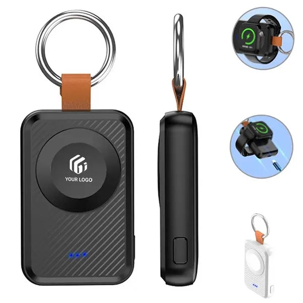 Mini Portable Travel Charger Watch Wireless Power Bank