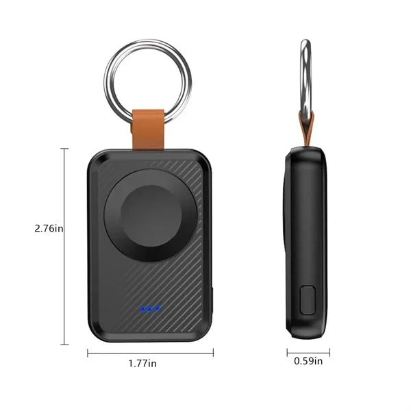 Mini Portable Travel Charger Watch Wireless Power Bank