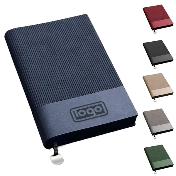 Faux leather A5 business notebook