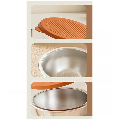 Round sauce container