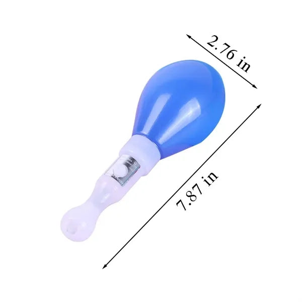 Party Favors Durable Handheld Plastic LED Light Up Maracas