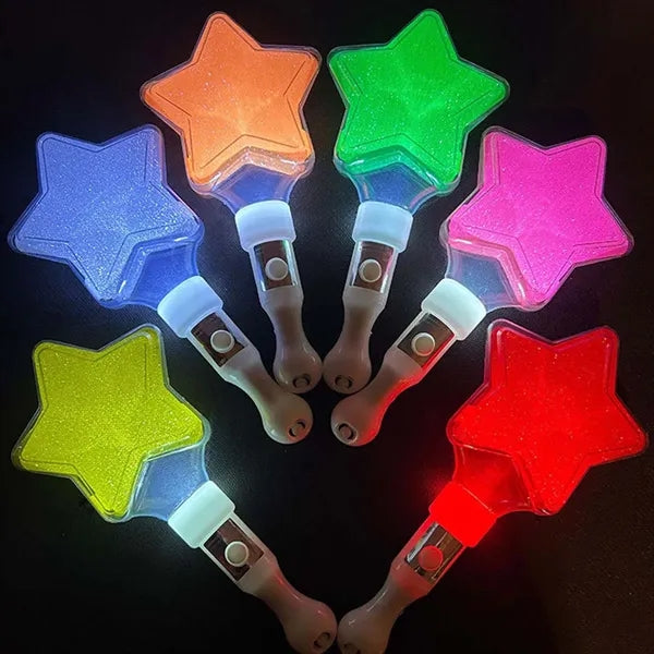 Party Favors Durable Handheld Plastic LED Light Up Maracas
