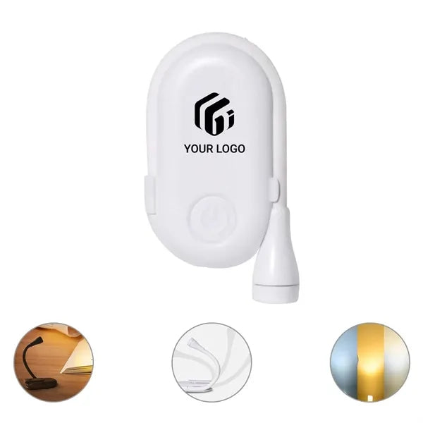 Compact Adjustable Clip On Rechargeable LED Book Light