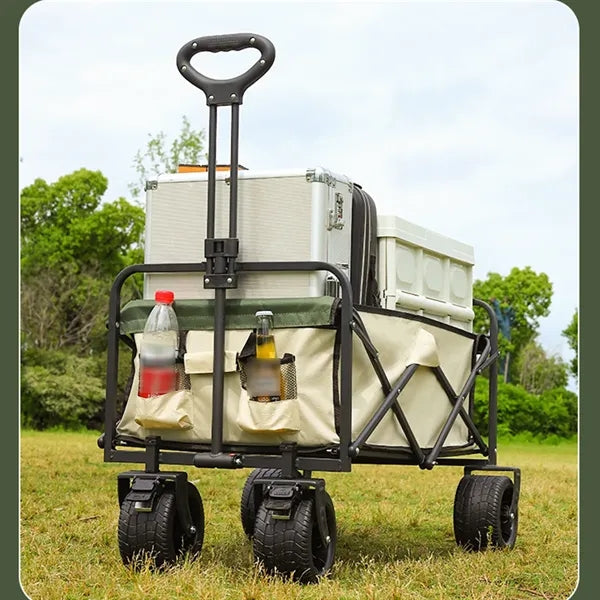 Outdoor beach camping collapsible heavy duty utility wagon