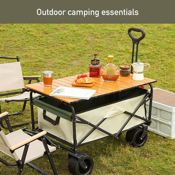 Outdoor beach camping collapsible heavy duty utility wagon