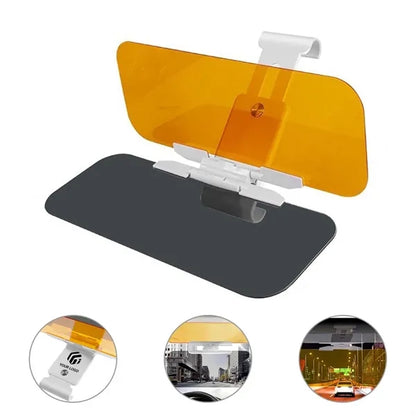 2-in-1 Universal Anti-Glare Polarized Car Sun Visor Extender