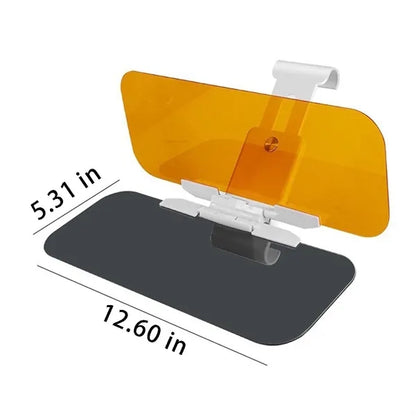 2-in-1 Universal Anti-Glare Polarized Car Sun Visor Extender