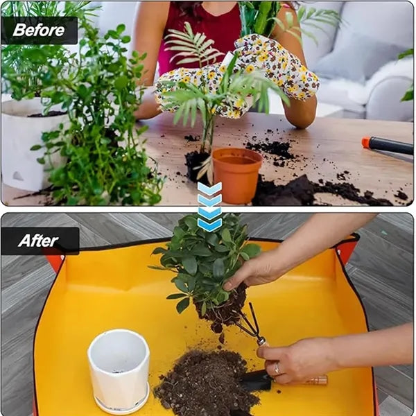 Home Plant Soil Transplanting Waterproof Thick Gardening Mat