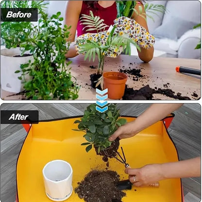 Home Plant Soil Transplanting Waterproof Thick Gardening Mat