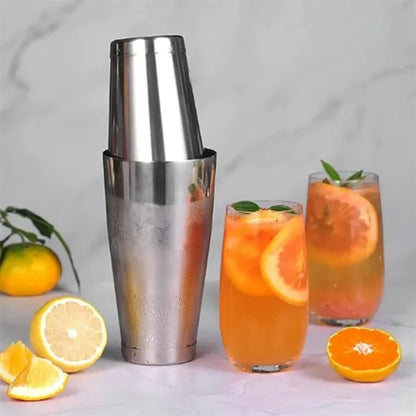 Bar Supplies Stainless Steel Double Layer Cocktail Shaker