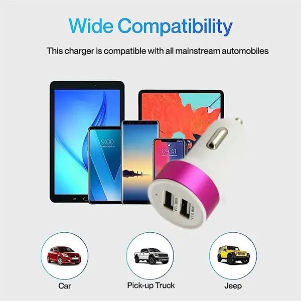 Dual USB Car Charger Adapter