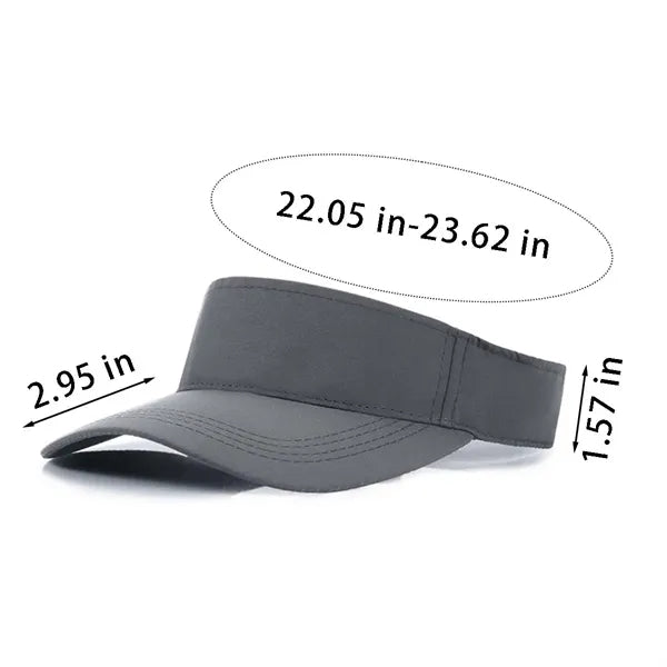 Unisex Adjustable Breathable Golf Sports Sun Visor Cap Hat