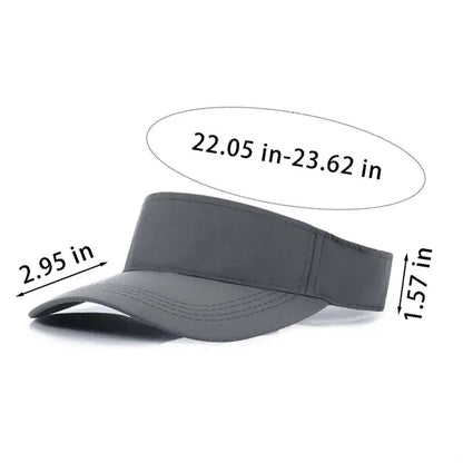 Unisex Adjustable Breathable Golf Sports Sun Visor Cap Hat