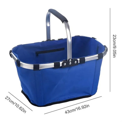 Portable foldable eco-friendly shopping picnic basket