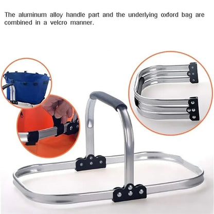 Portable foldable eco-friendly shopping picnic basket