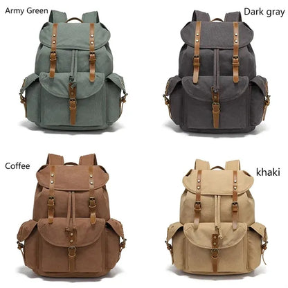 High Density Vintage Sports Travel Canvas Bag