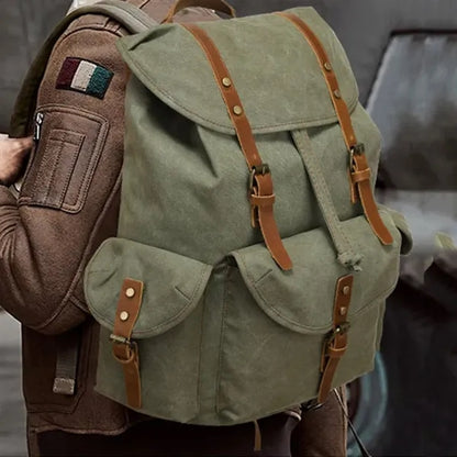 High Density Vintage Sports Travel Canvas Bag
