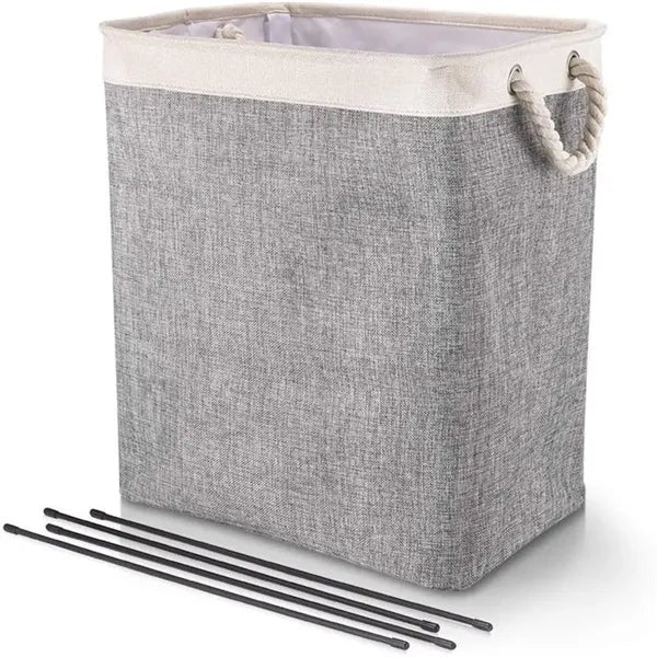 Foldable laundry storage basket