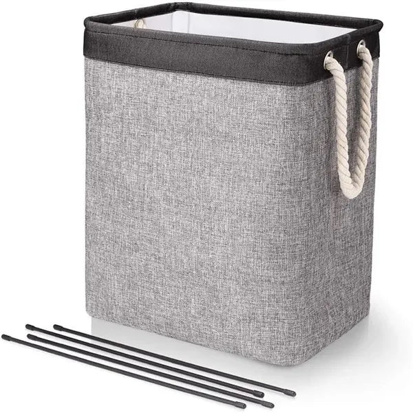 Foldable laundry storage basket