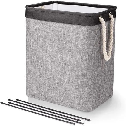 Foldable laundry storage basket