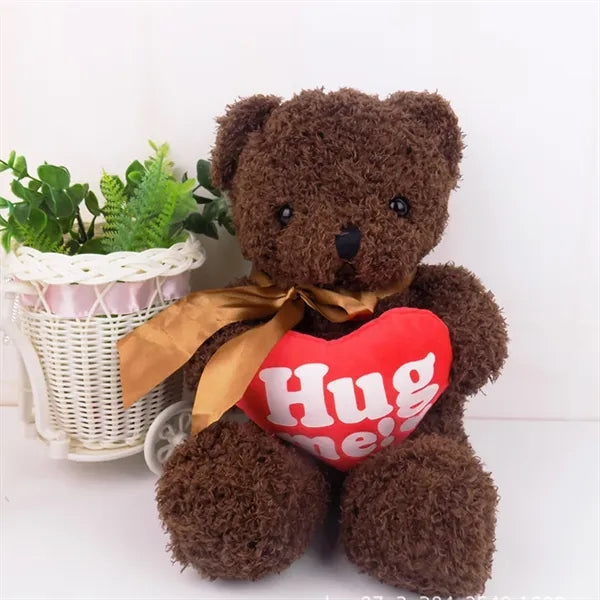 Plush Teddy Bear w/Choice of T-Shirt Color