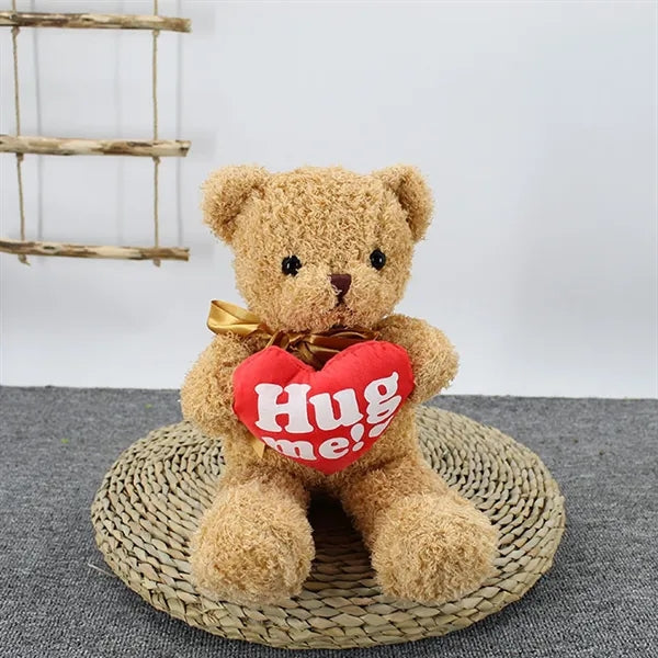 Plush Teddy Bear w/Choice of T-Shirt Color