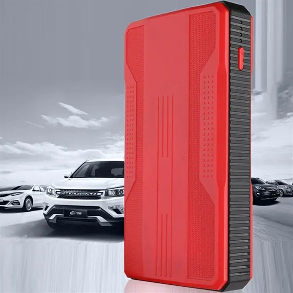 Portable Car Jump Starter with Smart Clamps and LED Torch
