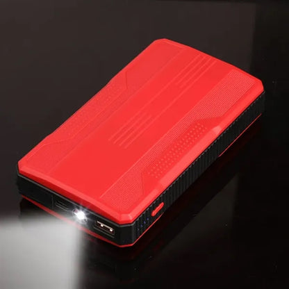 Portable Car Jump Starter with Smart Clamps and LED Torch