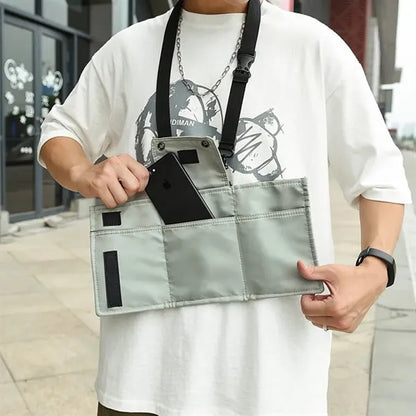 Waterproof Trifold Crossbody Bag with Shoulder Strap