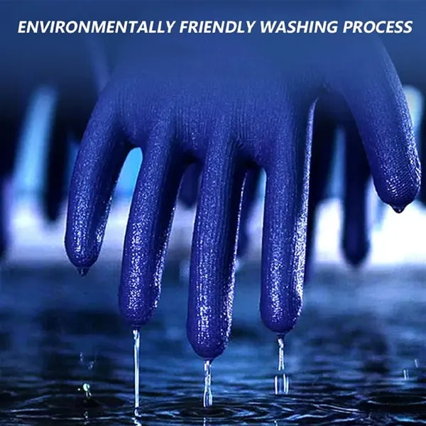 Wear-Resistant Work Gloves with Latex Palm Coated