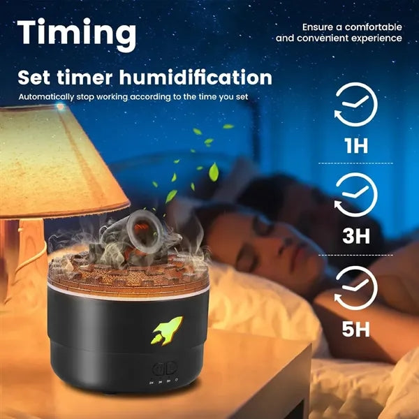 Air Aroma Humidifier with Colorful Night Light