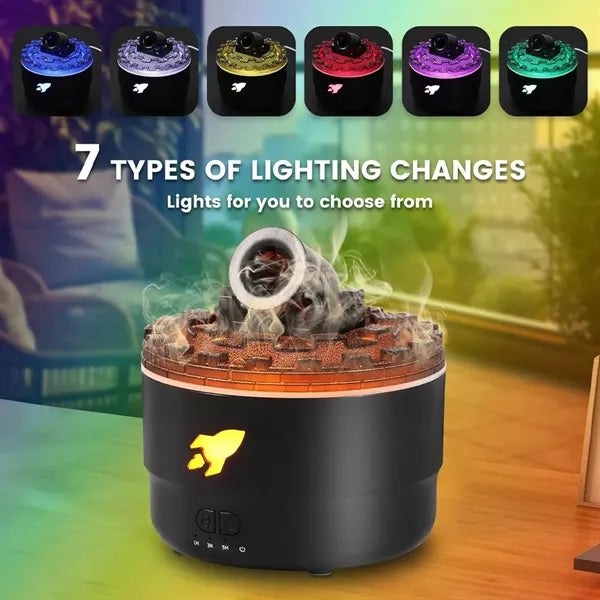 Air Aroma Humidifier with Colorful Night Light