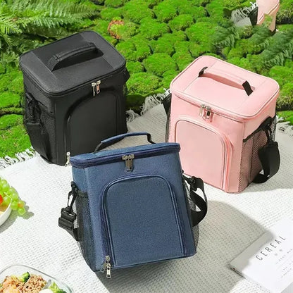 Insulated Lunch Cooler Shoulder Bag