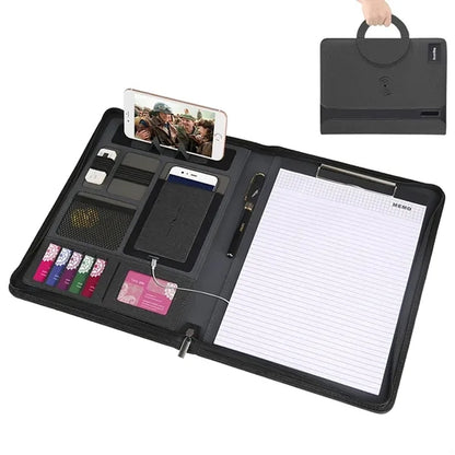 Wireless Charging Portfolio With Backlit Logo