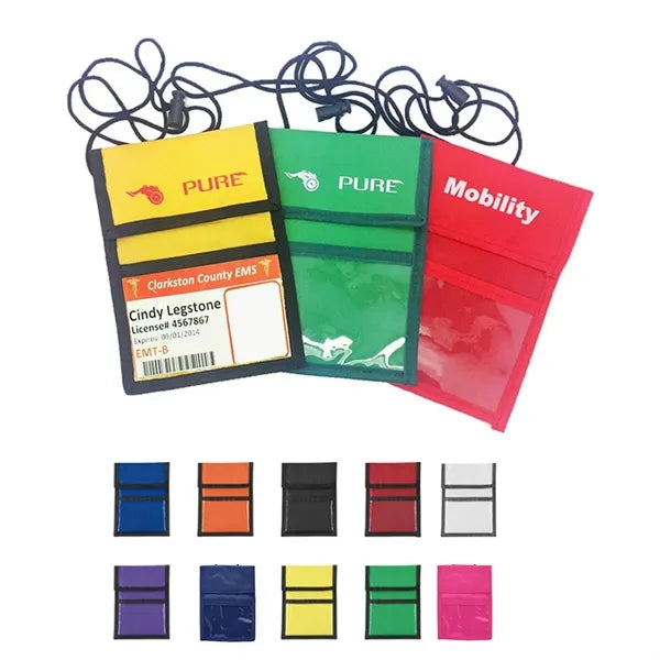 Badge Holder Neck Wallet