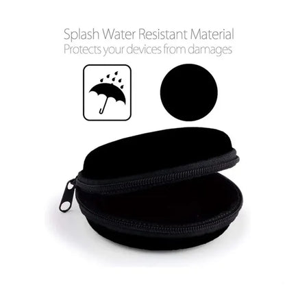 Headphone Earbud Hard Protective Carrying Case