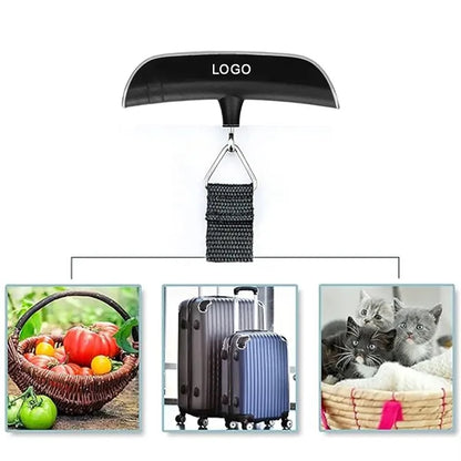 Portable Digital Luggage Scale with Temperature Sensor