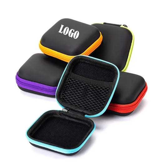 Square Earbud Case Portable